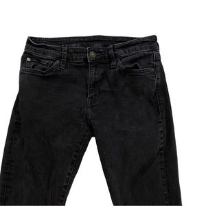 Denim & Supply Ralph Lauren Skinny Women Black Wash Jeans Sz 28x32 Mid-Rise
